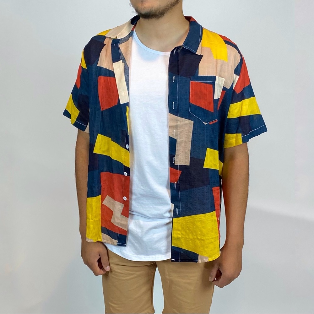 Patterned Button Up *MUST GO*
